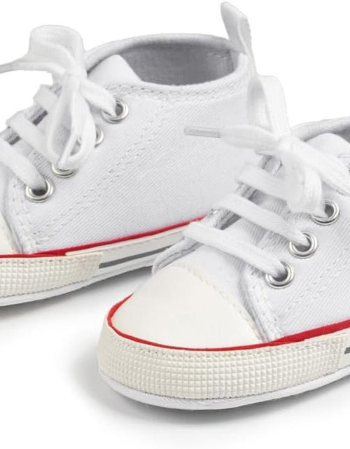 Load image into Gallery viewer, Unisex Baby Boy Girl Canvas Sneaker Soft Sole Ankle Infant First Walkers Crib Shoe - My Store
