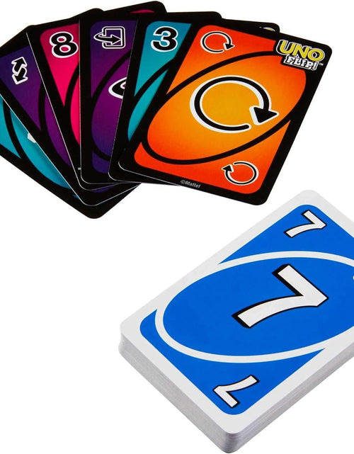 Load image into Gallery viewer, UNO FLIP! Card Game in Storage &amp; Travel Tin, Color Blind Accessible Deck for Kids, Adults &amp; Family Nights &amp; Parties (Amazon Exclusive) - My Store
