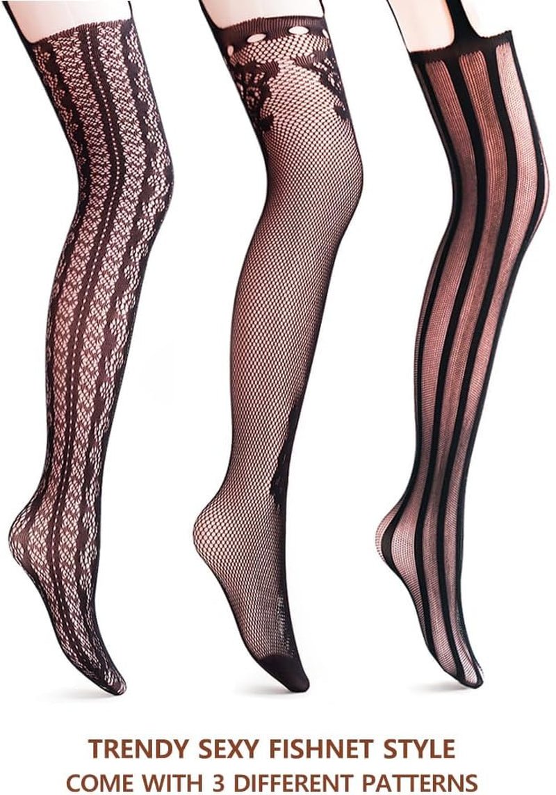 Women Patterned Fishnet Tights Black Fishnets Net Stockings Pantyhose - My Store