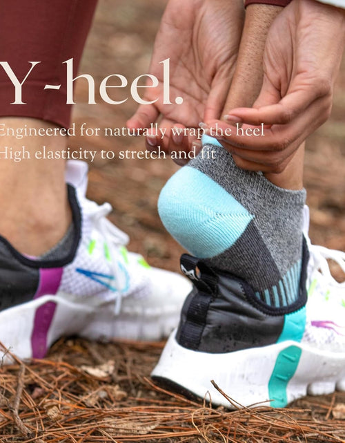 Load image into Gallery viewer, Women'S Athletic Ankle Socks with Heel Tab, Premium Cotton, Soft Cushion, Reinforced Toe, Arch Support, Pack of 6 - My Store
