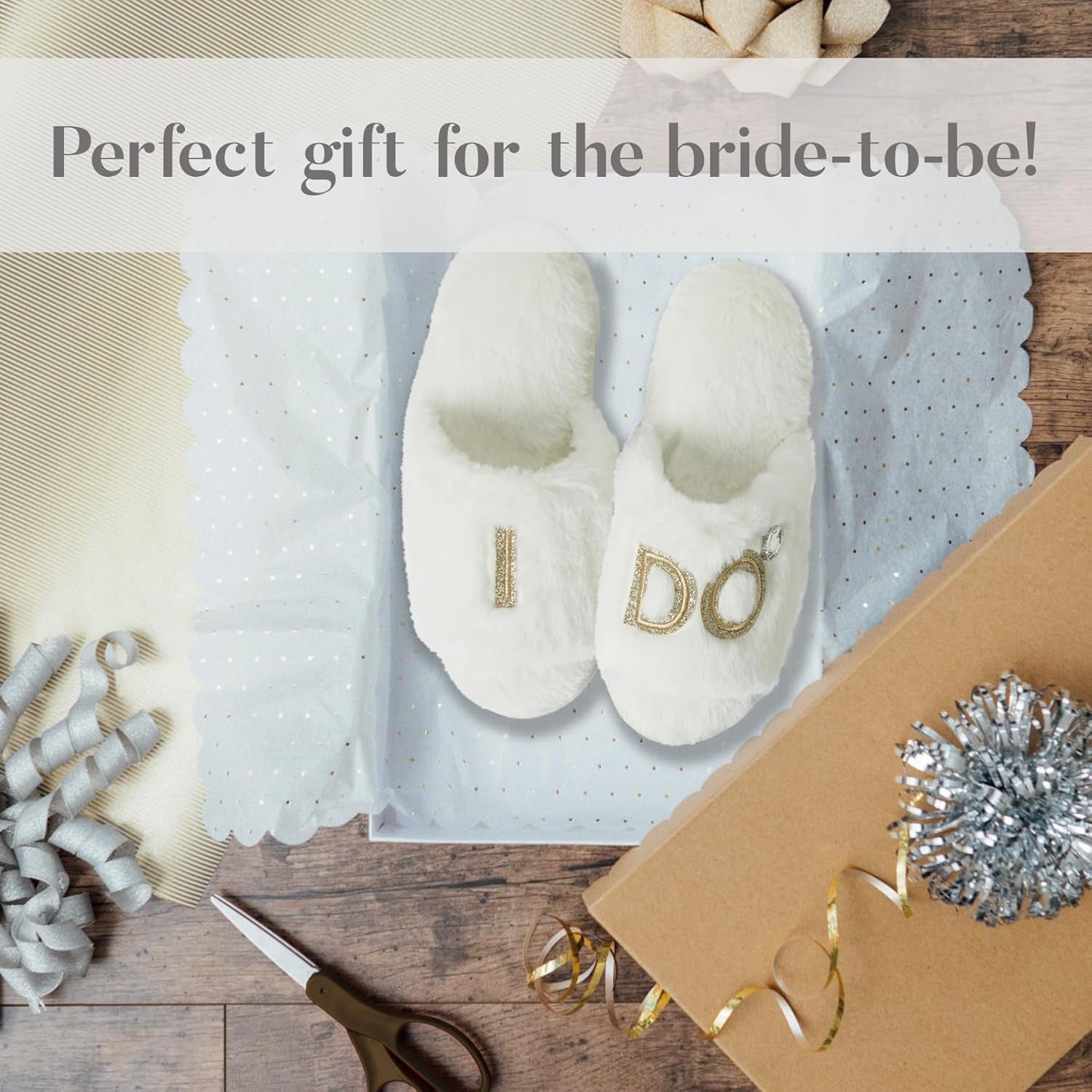 Women'S Giftable I Do & I Do Crew Bride Slippers for Weddings and Bachelorette Party - My Store