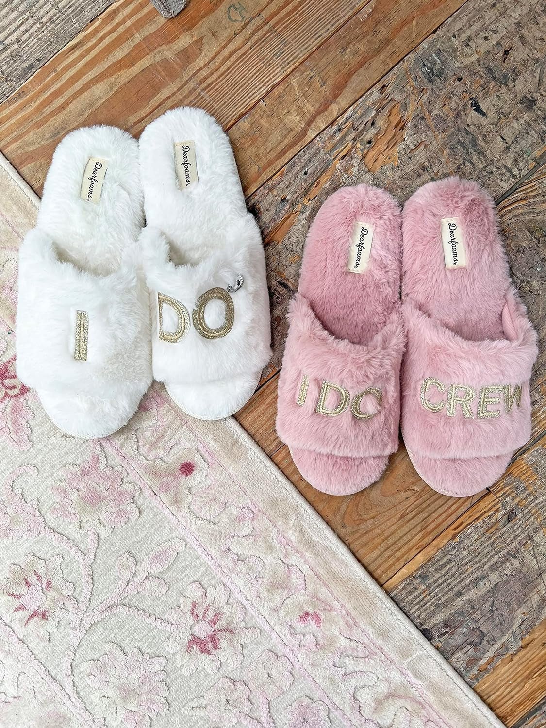 Women'S Giftable I Do & I Do Crew Bride Slippers for Weddings and Bachelorette Party - My Store