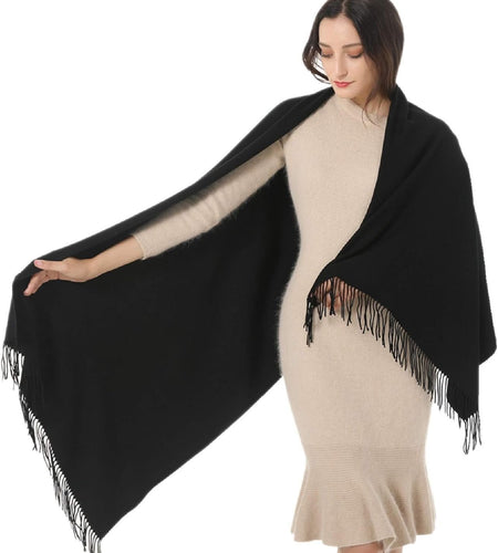 Womens Soft Cashmere Acrylic Shawl Scarf Large Pashmina Wrap Stole Gift Idea - My Store